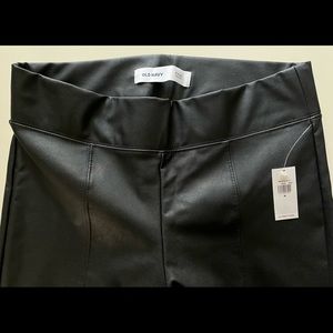 Old Navy Stevie High Rise Faux Leather Leggings sz M